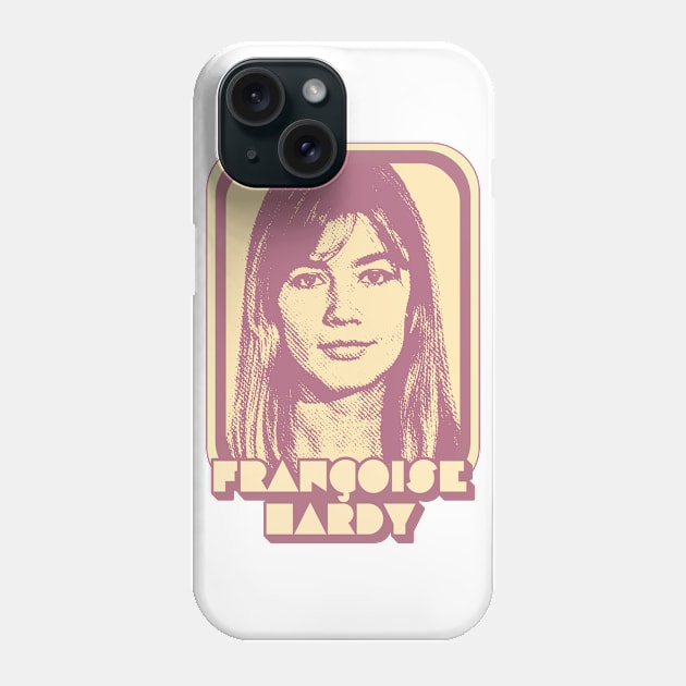 Francoise Hardy / Retro Francophile Design Phone Case by DankFutura