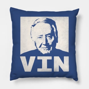 Vin Scully by Buck Tee Pillow