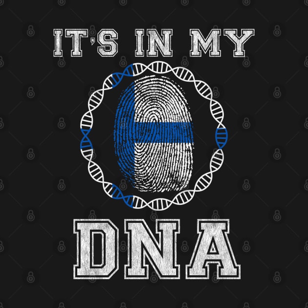 Finland  It's In My DNA - Gift for Finnish From Finland by Country Flags