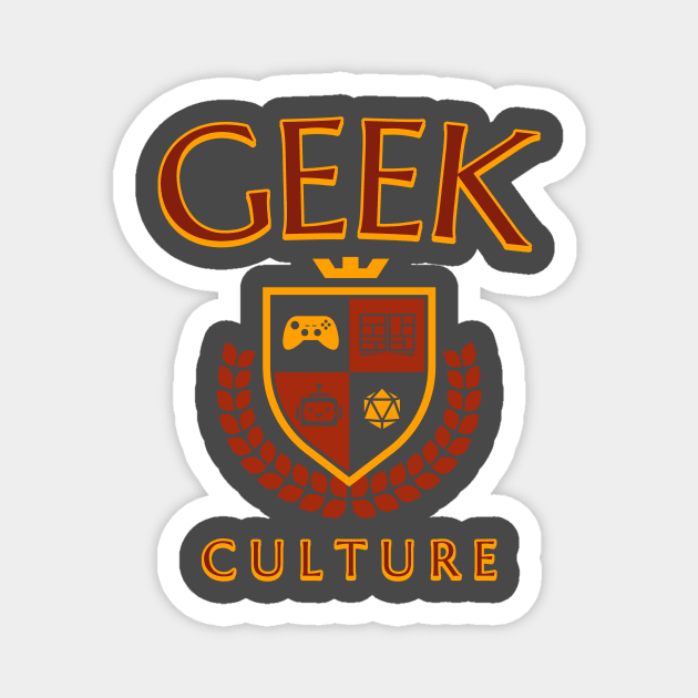 Geek culture geeky Magnet by BTTGtees