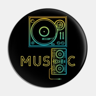 Audio Aesthetics: Artistry in Music Pin