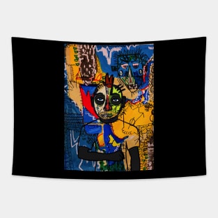 Immerse in the Artistry of Flamingo DAO - A MaleMask NFT with StreetEye Color and Street ArtGlyph Background Tapestry