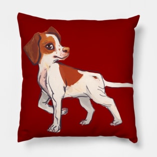 English pointer dog Pillow