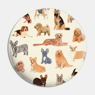 Great collection of dogs illustrations Pin