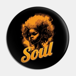 Funk And Soul 80s Music Pin