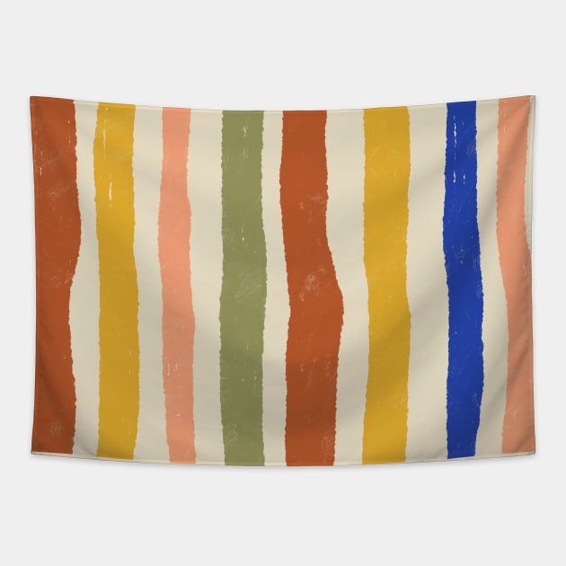 SUMMER STRIPES PATTERN Tapestry by flywithsparrows