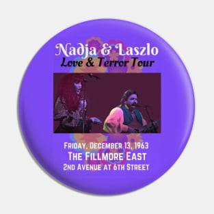 Nadja and Laszlo Love and Terror Tour Pin