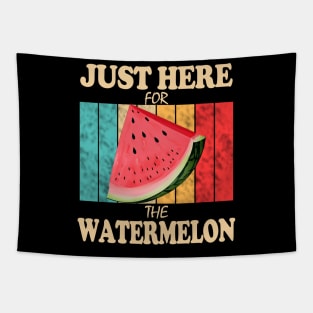 Just Here For The Watermelon Tapestry