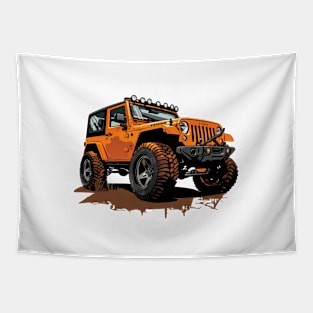 Jeep Wrangler T-Shirt Tapestry