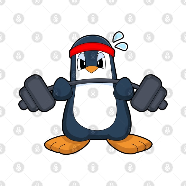 Penguin Strength training Dumbbell by Markus Schnabel