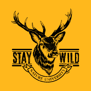 Reindeer stay wild T-Shirt