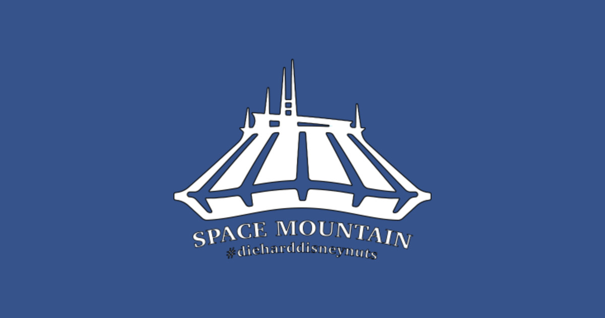 ddn space mountain silhouette diehard disney nuts t ddn design