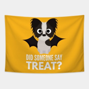 Papillon Halloween Trick or Treat Tapestry