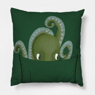 Peeking Pocket Pet - Octopus Pillow