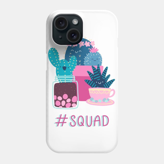 Cactus Squad Phone Case by Abbilaura