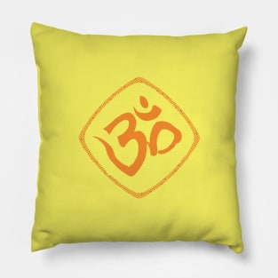 Om Spirituality Awareness Meditation Yoga Pillow