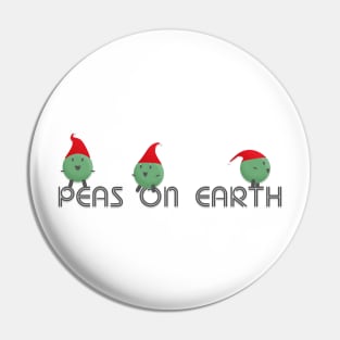 Peas On Earth Pin