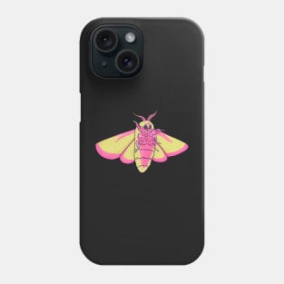 Rosy maple moth Phone Case