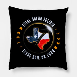 2024 Total Solar Eclipse Texas.Total Eclipse 2024 Pillow