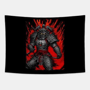 Demon Samurai warrior Tapestry