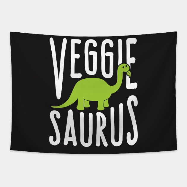 Dinosaur Vegetarian Shirt - Veggiesaurus Tapestry by redbarron