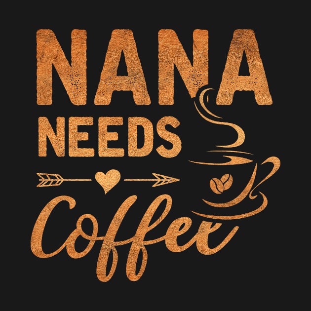 Nana Needs Coffee Women Grandma Christmas Gifts by Albatross