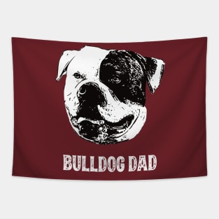 Bulldog Dad Tapestry