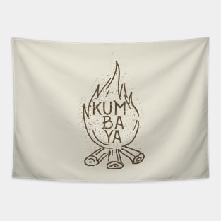 Kumbaya campfire Tapestry