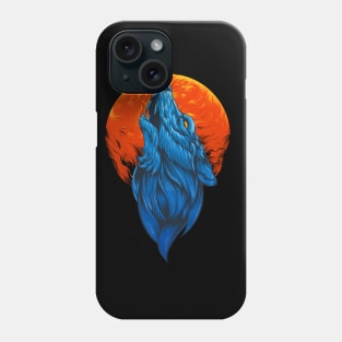 Wolf Head Illustration Phone Case