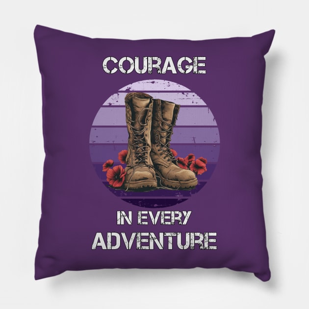 Military Family Purple Up Pillow by tamdevo1