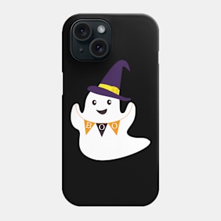 Boo Cute Ghost - Happy Halloween Phone Case