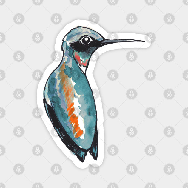 Blue Hummingbird Hummingbird Magnet Teepublic