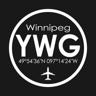 YWG, Winnipeg James Armstrong Richardson International Airport T-Shirt