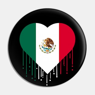 Mexican Flag Mexico Hispanic Pin