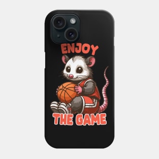 Opossum With Basketball Phone Case