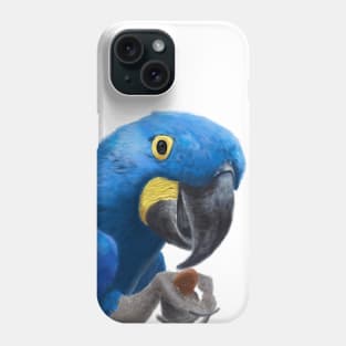 Hyacinth Macaw Parrot Phone Case