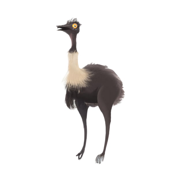 Cute Emu Drawing by Play Zoo