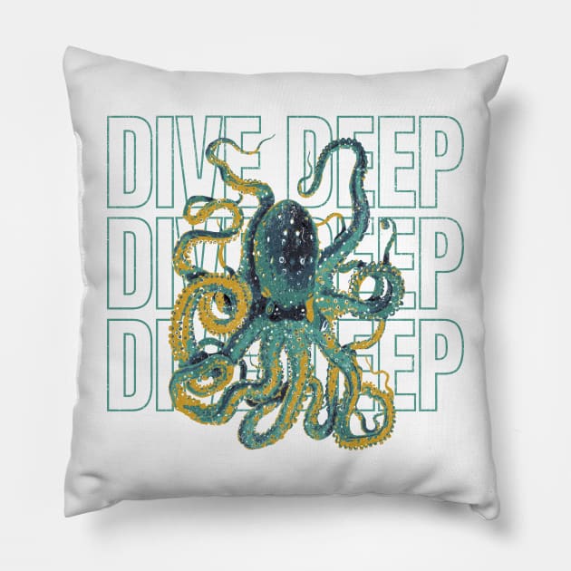 Dive Deep Pillow by Maison de Kitsch