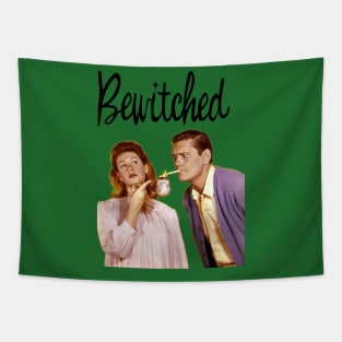 Bewitched   , fantasy sitcom, 1964 - 72 , Elizabeth Montgomery, Dick York, Agnes Moorehead Tapestry