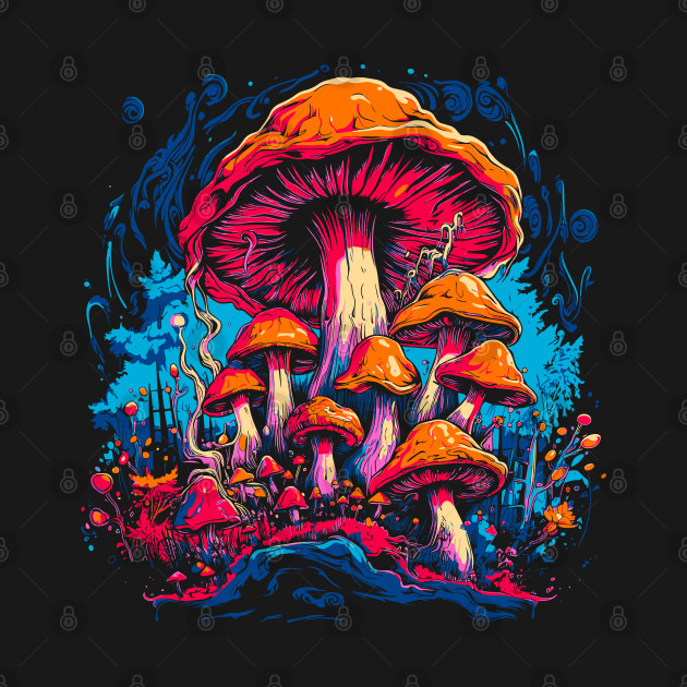 Magic Mushrooms by Vector Deluxe