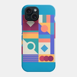 Abstract Geometric Grid Phone Case