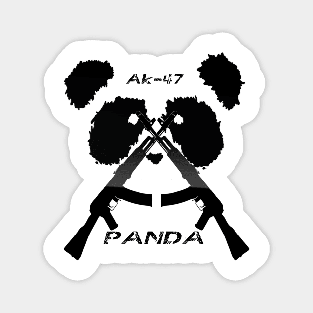 AK47-panda Magnet by Anisriko