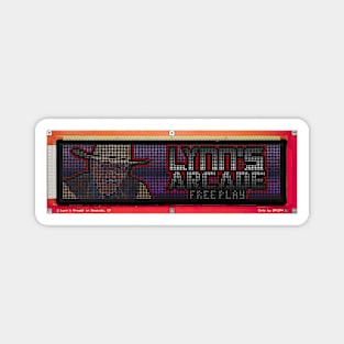 Lynn's Arcade Faction Dot Matrix Display Magnet