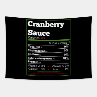 Cranberry Sauce Nutrition Thanksgiving Tapestry