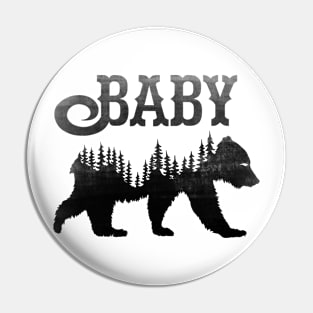 Baby Bear (Black) Pin