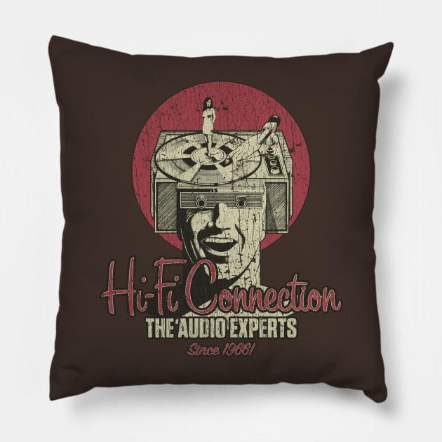 Hi-Fi Connection 1966 Pillow by JCD666