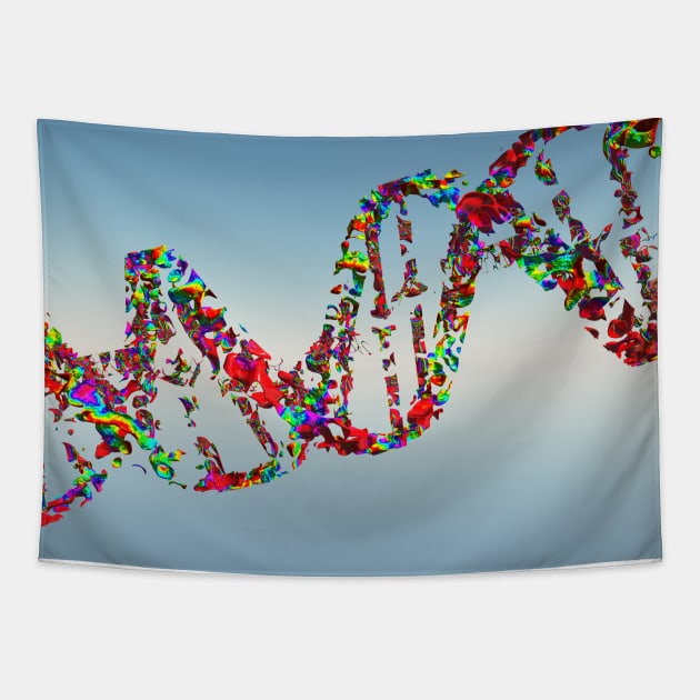 DNA Strand Tapestry by rolffimages