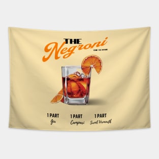 The Classic Negroni Tapestry