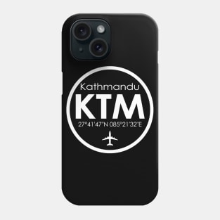 KTM, Kathmandu Tribhuvan International Airport Phone Case