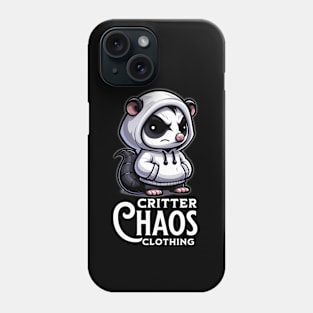 Critter Chaos Logo | Possum Hoodie Phone Case